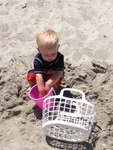 Fun in the sand...